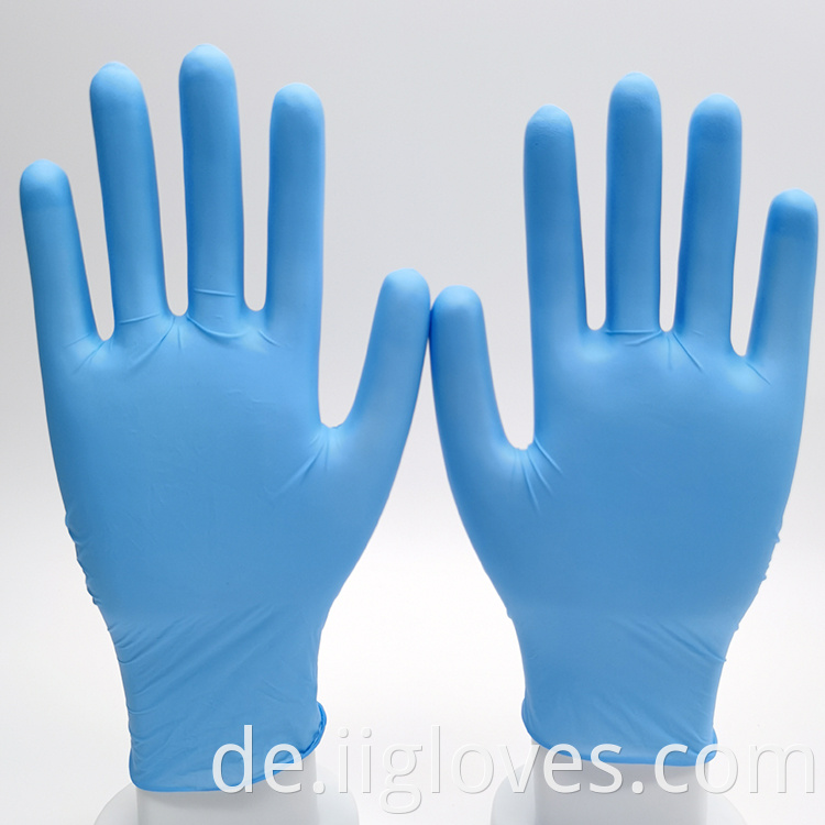 Werksangebot Nitrilhandschuhe Blau Nitril Dünne Handschuhe 100 Stücke Home Solid Küchengebrauch